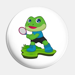 Frog Tennis Tennis racket Sports Pin