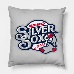 Defunct Reno Silver Sox Golden League Baseball Pillow