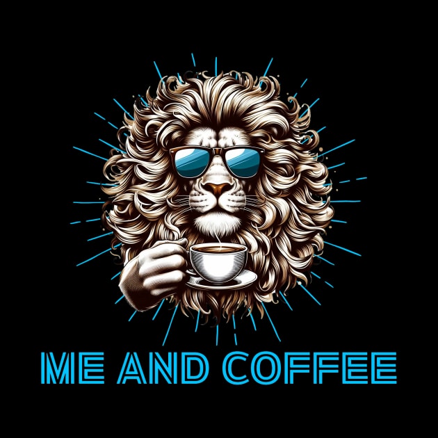 lion coffee by jijo.artist