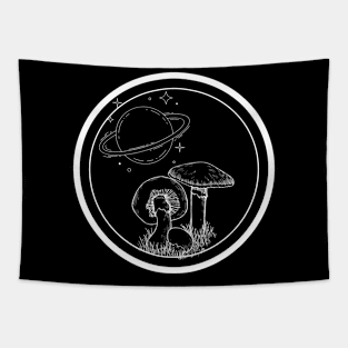 Planet Mushroom Tapestry