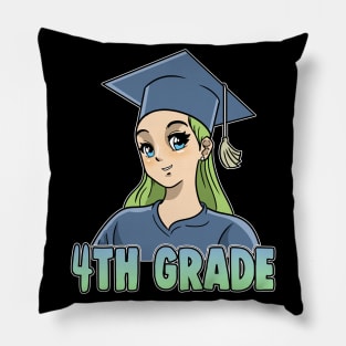 4th Grade Anime Otaku Kawaii Elementary School Pillow