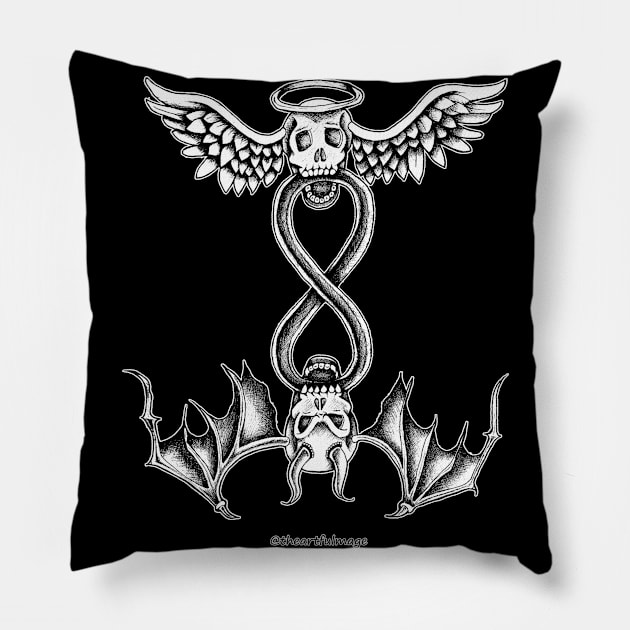 We Are Infinite Pillow by Artful Magic Shop