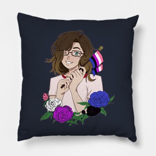 Genderfluid Pride Pillow