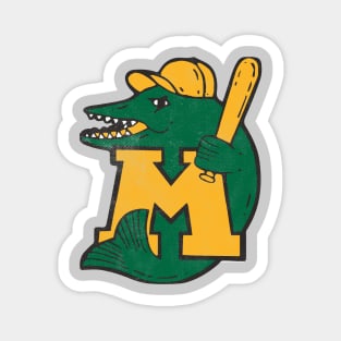 Classic Madison Muskies Minor League Baseball Magnet