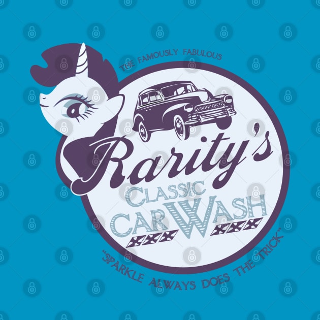 Rarity's Classic Car Wash by RachaelMakesShirts