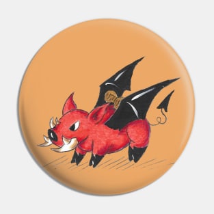 Underworld's Piggybank Pin