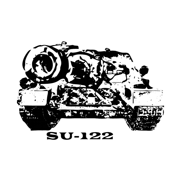 Legendary Soviet tank destroyer by Hujer