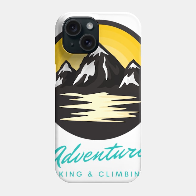 Mountain adventure hiking Phone Case by nahiidul