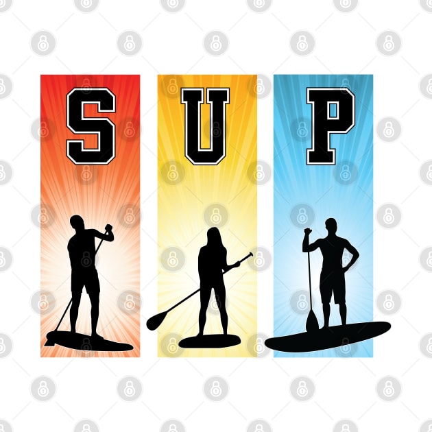 StandUp Paddle Boarding SUP graphic by Surfer Dave Designs