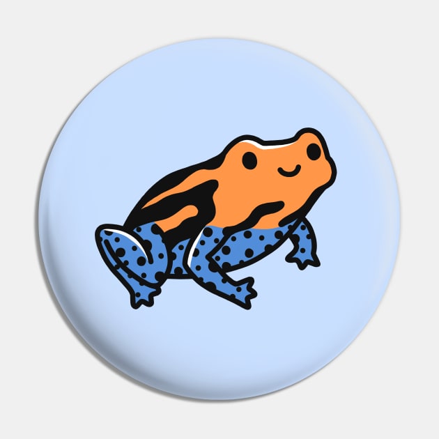 Poison Dart Frog Pin by littlemandyart