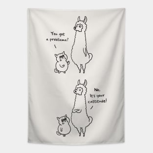 Cattitude ProbLlama Tapestry