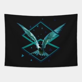 Seagull - 3D Art Polygonal Tapestry