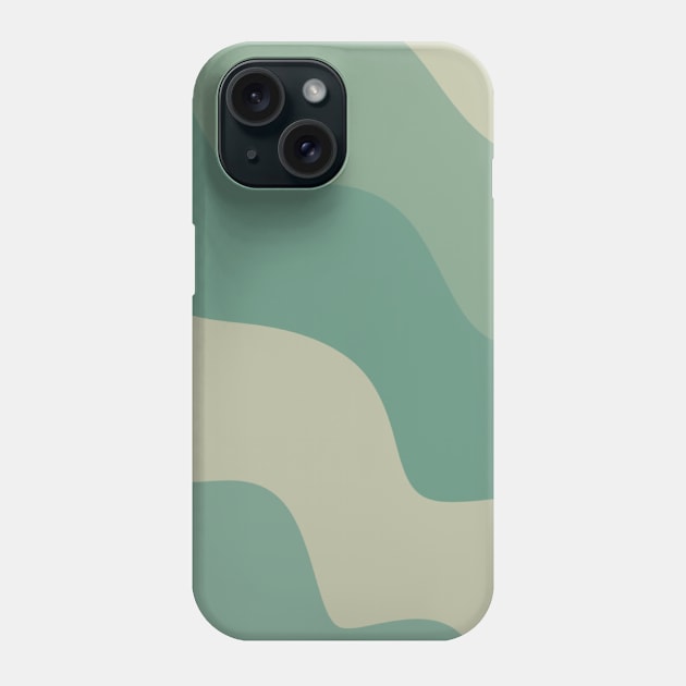 Camo Waves Phone Case by Raquel’s Room