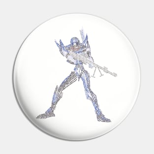 Neon Genesis Evangelion - EVA 00 Pin