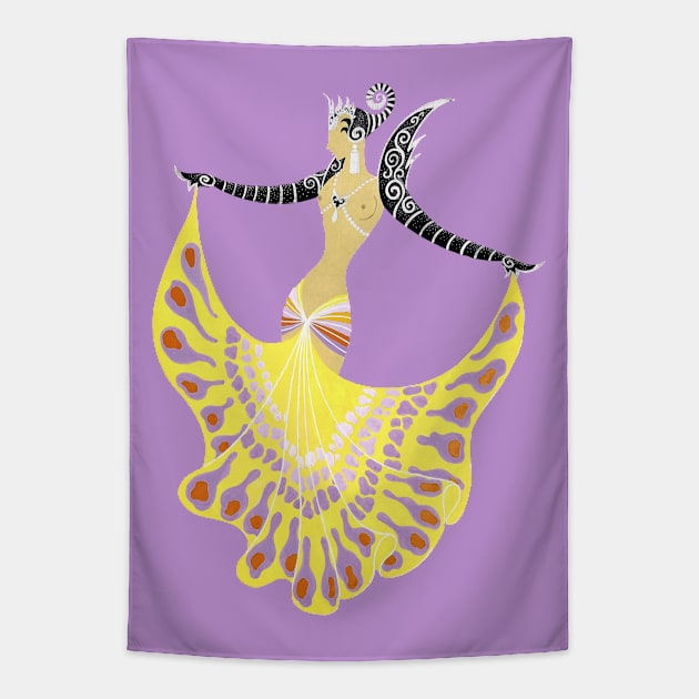 Balinese Dancer Costume Tapestry by UndiscoveredWonders