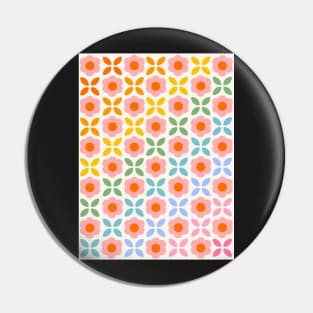 Retro Pattern Pin