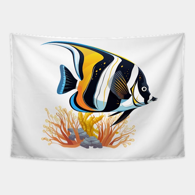 Moorish Idol Tapestry by zooleisurelife