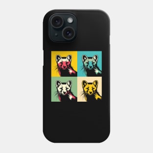 Mystic Marten Mosaic: A Pop Art Tribute Phone Case