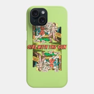 Thrilling Blonde Girl Detective Gun 1948 Retro Vintage Comic Book Phone Case