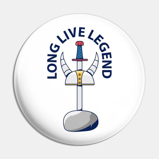 long live legend viking sword and helmet Pin by perfunctory