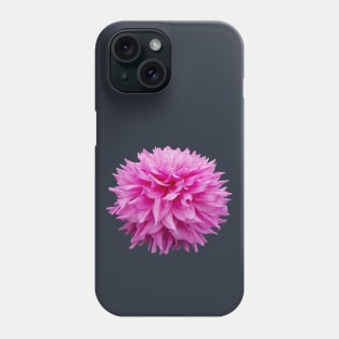 Cutout Floral Photo Pink Pom Pom Flower Phone Case