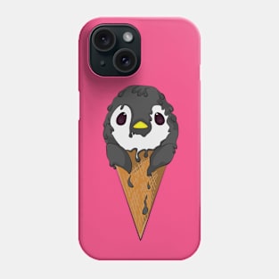 Penguin Ice Cream in Cone Phone Case