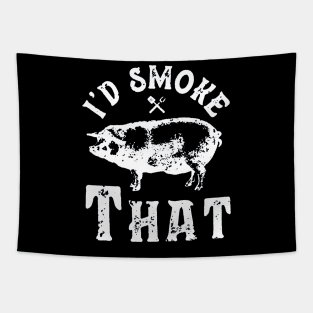 I'd Smoke That Barbeque Tapestry