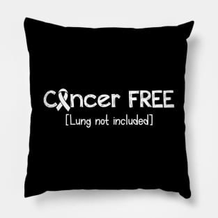 Cancer FREE- Lung Cancer Gifts Lung Cancer Awareness Pillow