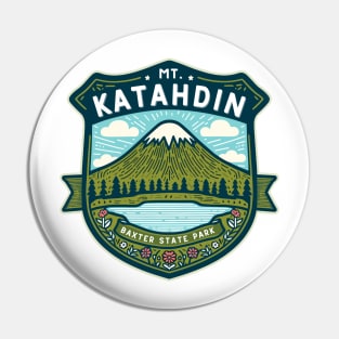 Mount Katahdin, Mt. Katahdin, Appalachian Trail - Baxter State Park, Maine, Georgia to Maine, Gift, Merch, Apparel, Present, Souvenir, Shirt, Hoodie, Hat, Sticker Pin