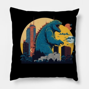 King of The monsters vector illustration design Pillow