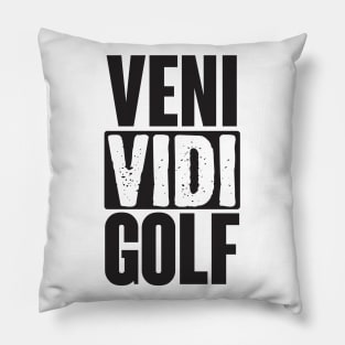 Veni Vidi Gold Pillow