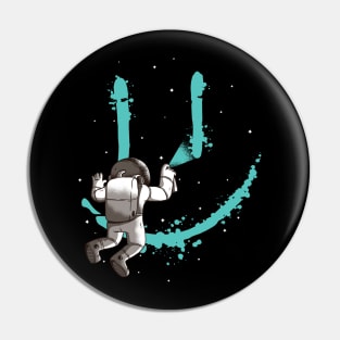 Astronaut Graffiti Pin