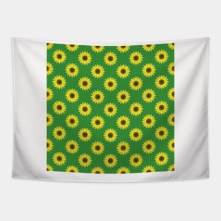 Sunflowers Neck Gator Green Sunflower Tapestry