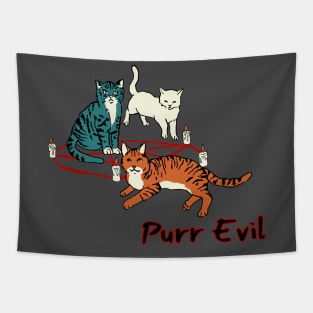 Purr Evil Tapestry