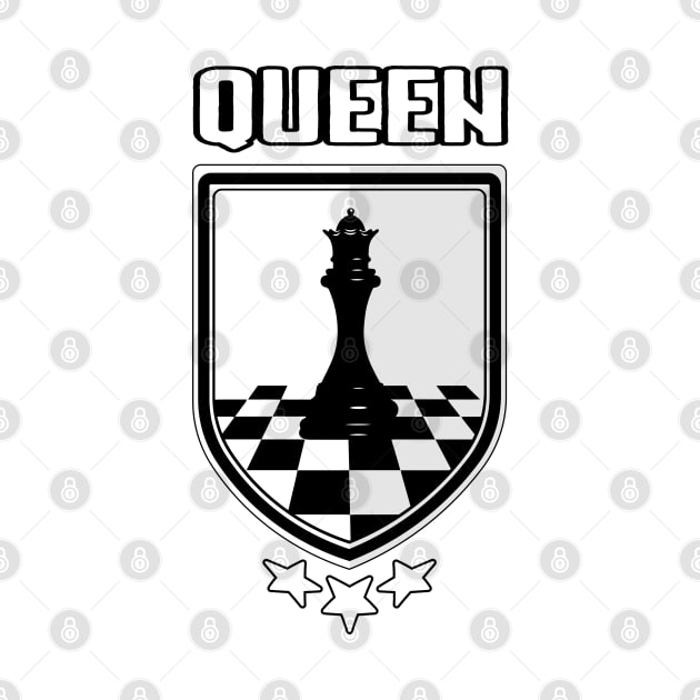 Chess queen by HB Shirts