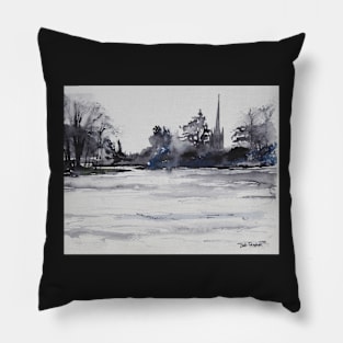 Along the River Avon Pillow