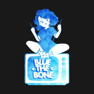 Blue TV by bluethebone T-Shirt