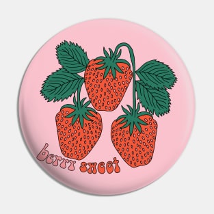 Berry sweet cute strawberries fruit Pin