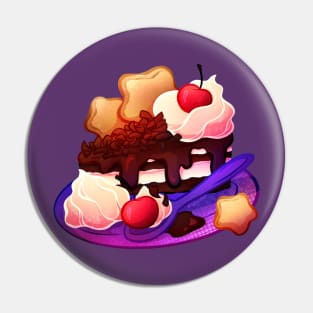 Out of This World Chocolate Cake Pin