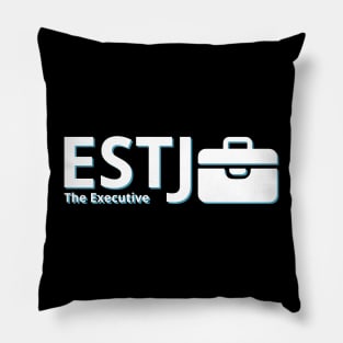 ESTJ The Executive MBTI types 11D Myers Briggs personality gift with icon Pillow