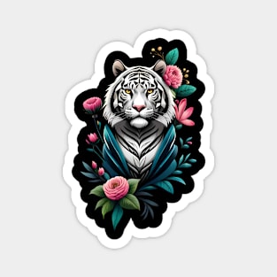 white tiger Magnet