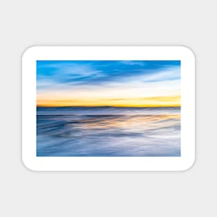 Colorful fun evoking coastal morning light intriguing impressionist style image Magnet