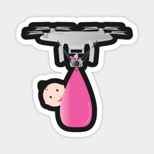 It's A GIRL - Funny pregnancy design Magnet