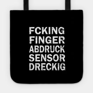 Fcking Fingerabdrucksenso dreckig lustiger Spruch Tote