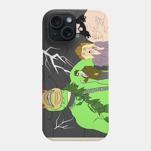 Sea Creature vs Big Bartholomew Phone Case by ekraus333