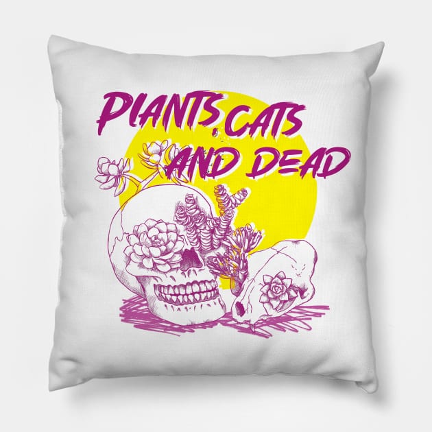 Plants, cats and Dead Pillow by Srta. Pionona