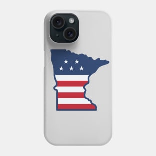 Stars and Stripes Minnesota Phone Case