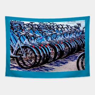 9 million Bicycles in Beijing Tapestry