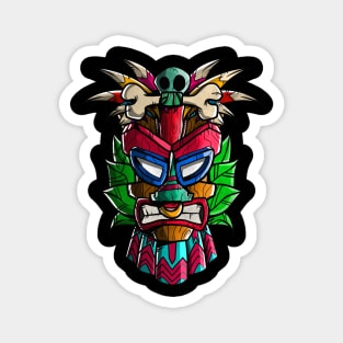 TIKI  MASK cartoon Magnet