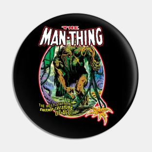 VINTAGE HORROR MAN-THING 1974 Pin